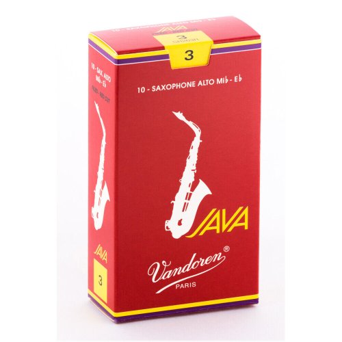 Red Java Alto Saxophone Reeds - Box of 10