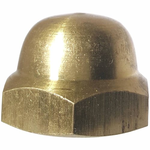 Everlast Brass Hex Cap Nuts