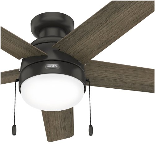 Noble Breeze Ceiling Fan with Pull Chain and Light, 52 inch