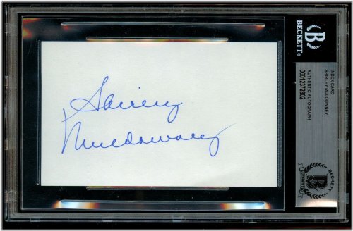 Shirley Muldowney's Racing Legacy: Authentic Autographed Index Card