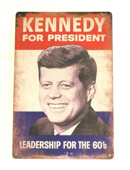 Vintage Campaign Poster Plaque