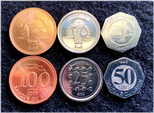 Cedars of Lebanon Coin Trio