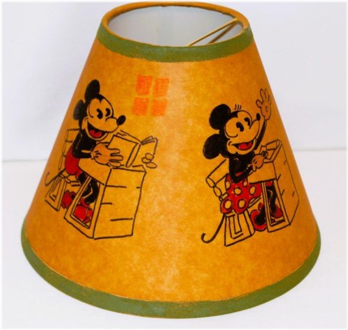 1930s Mickey Mouse Lamp Set Replica