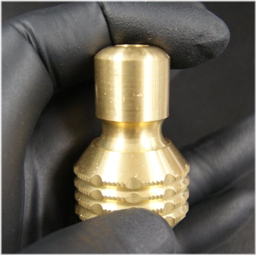 Brass Ridge Beveled Twist Grip