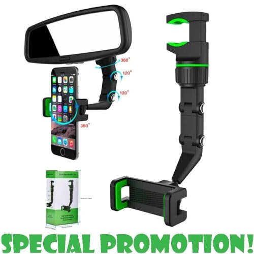 Universal Dash & Windshield Phone Holder for Cars & Trucks