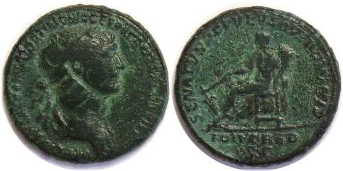 Trajan's Fortuna Redux Sestertius