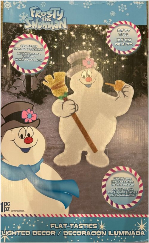 Frosty's Glowing Presence Yard Decoration