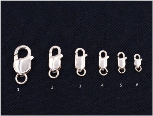 Sterling Silver Locking Clasp for Jewelry