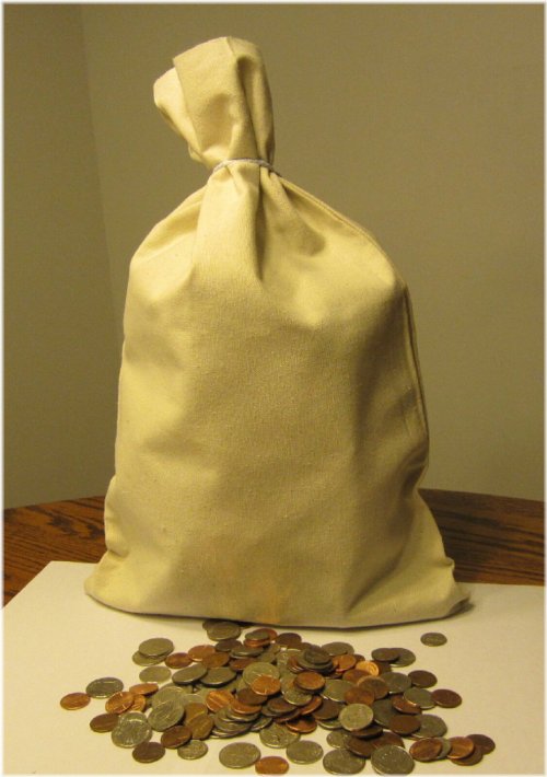 Canvas Deposit Sack