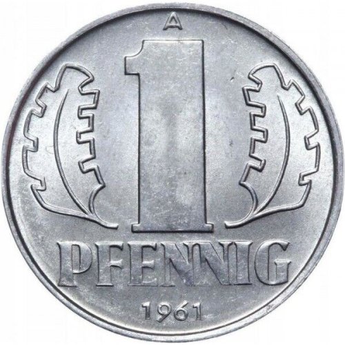 DDR 1 Pfennig 1961 - KM:8.1