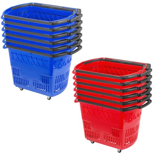 Rolling Basket Trolley Set