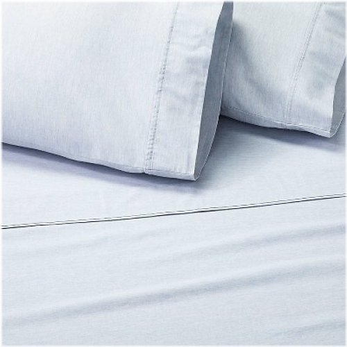 Blue Mélange Dyed Sheet Set