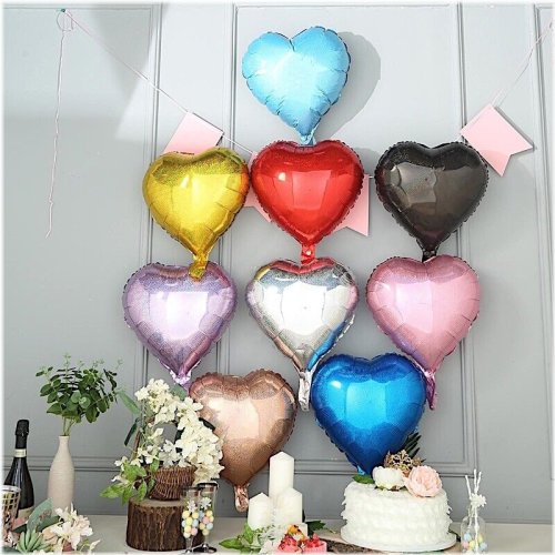 HeartFoil Balloons for Celebrations and Decorations