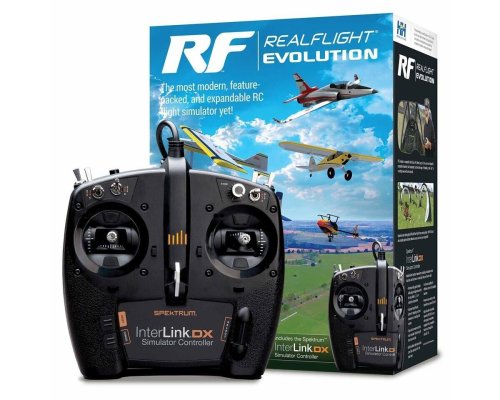 SkyMaster RC Flight Simulator with InterLink DX Controller