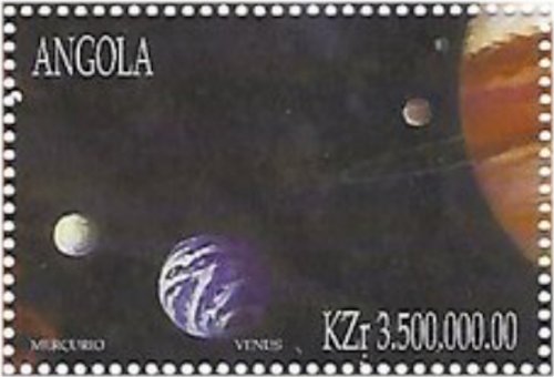 Mercury Planet Stamp 1999 - Angola MNH #Mi1438 [1109a]