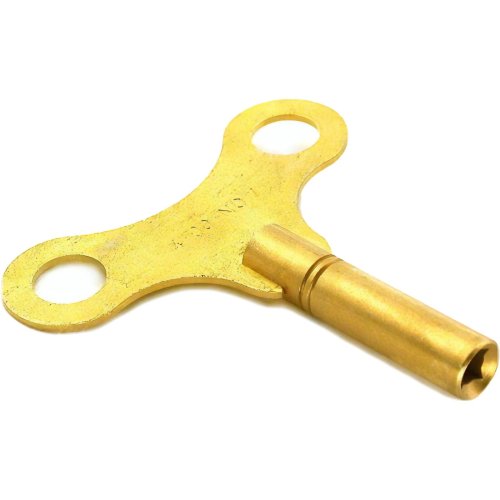 Precision Brass Clock Key for Smooth Mainspring Winding