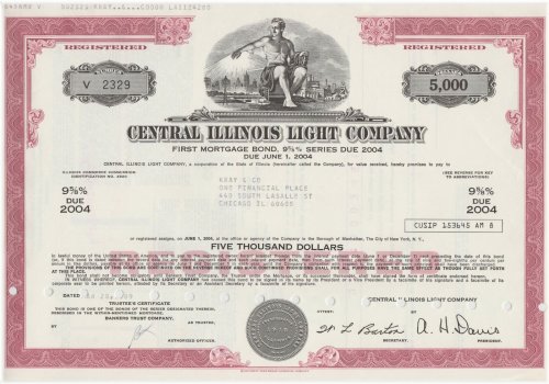 Midwest Energy Holdings Certificate