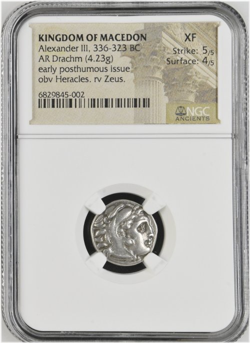 Macedonian Drachm of Alexander III