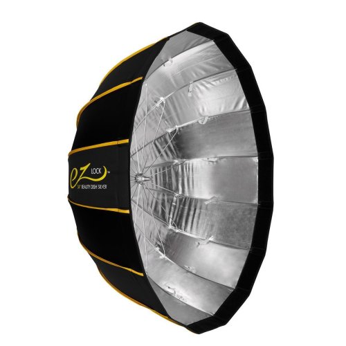 Silver Glow Collapsible Beauty Dish (34") - EZ Lock