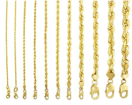 Golden Rope Chain Necklace