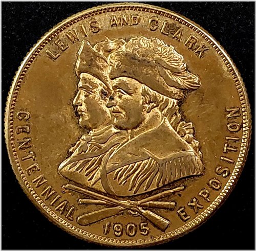Lewis & Clark Commemorative Gilt Bronze Medal
