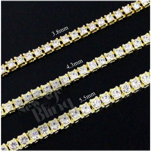 Gold Plated Cubic Zirconia Choker Necklace