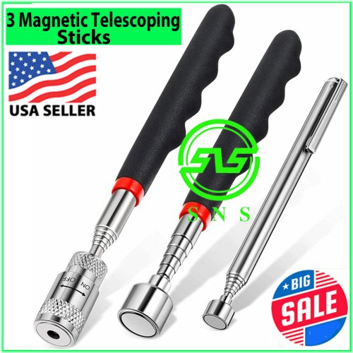 Magnetic Telescoping Grabber with LED Light