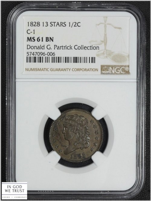 13 Stars C-1 Classic Head Copper Half Cent