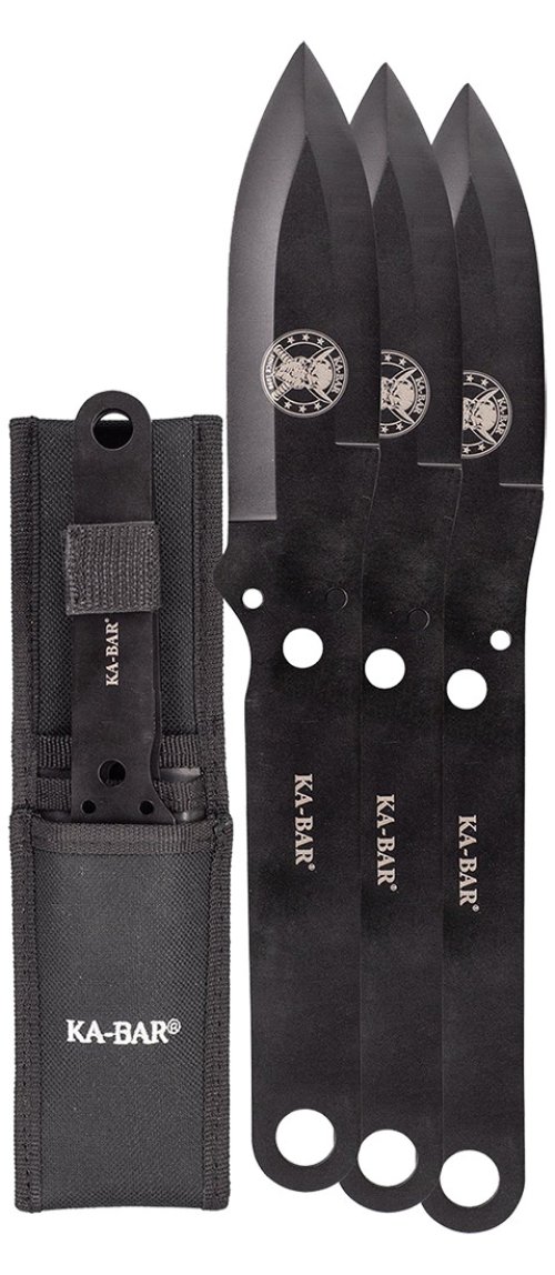 Black Raven Throwing Knife Set