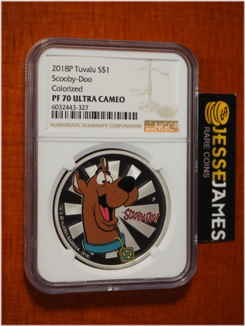 Scooby Doo 2018 Commemorative Silver Coin