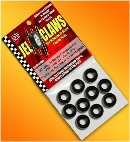 Jel Claws Rear HO 1/64 Slot Car Tires - AFX Super G+ ST-2060