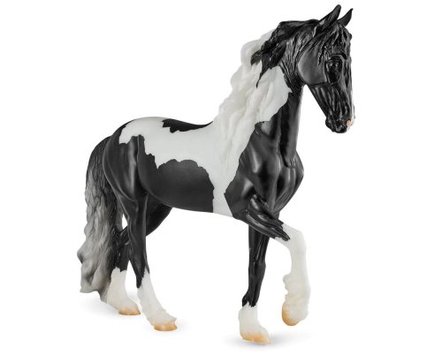 Ezra's Friesian Pinto Horse by Breyer