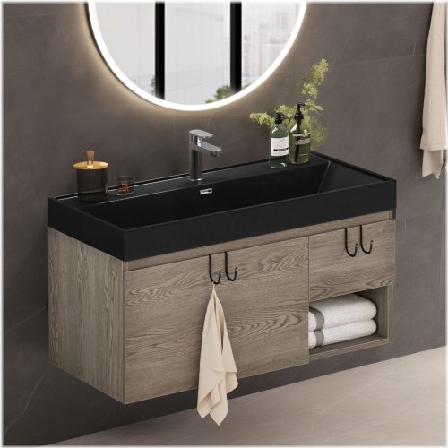 Essence Vanity Ensemble with Dual Storage Drawers