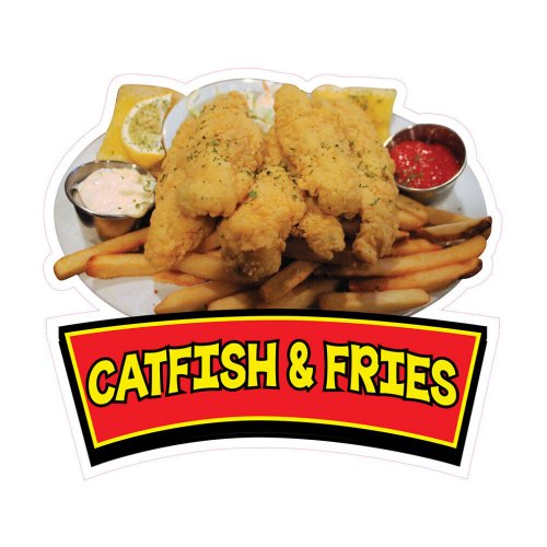 Catfish & Fries Food Truck Decal