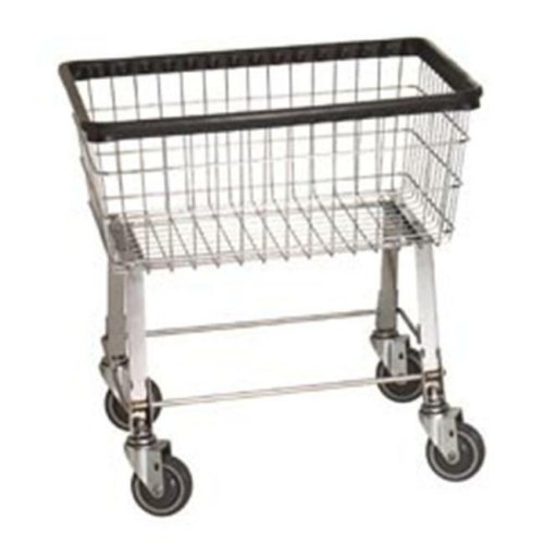 Chrome Wire Laundry Cart