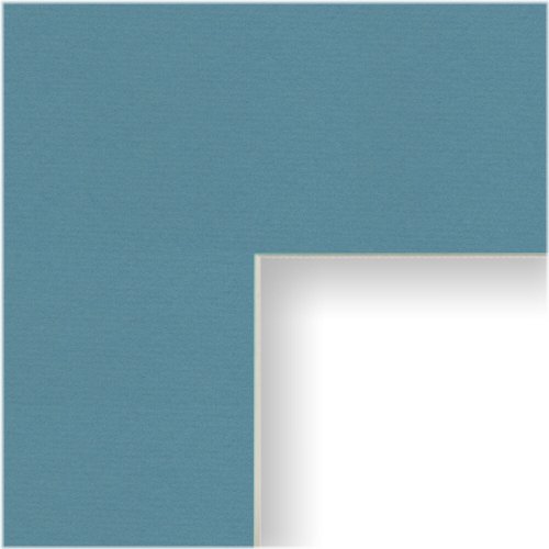 Ocean Blue Bevel-Cut Picture Frame Mat