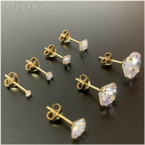 Radiant Spark Stud Earrings