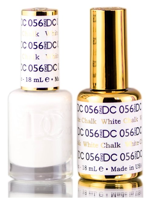 Chalk White Duo Gel Color Matching Polish