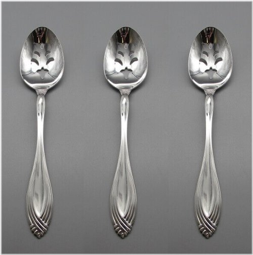 Elegant Heiress Slotted Spoons - Set of Three