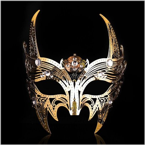 Golden Wolverine Masquerade Mask