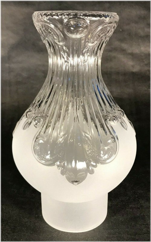 Princess Feather Glass Lamp Chimney