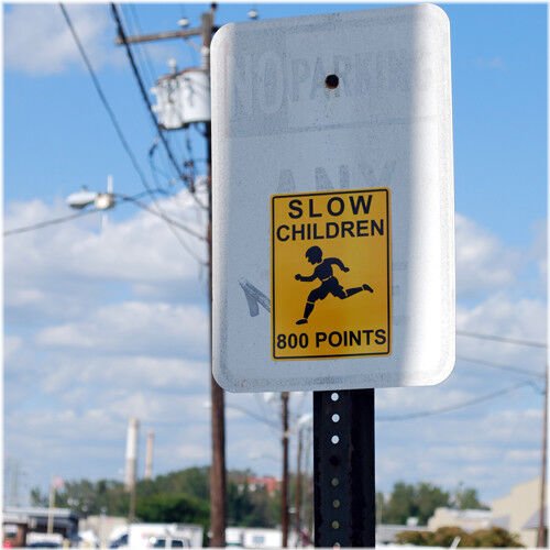 Prank Pedestrian Crossing Sign