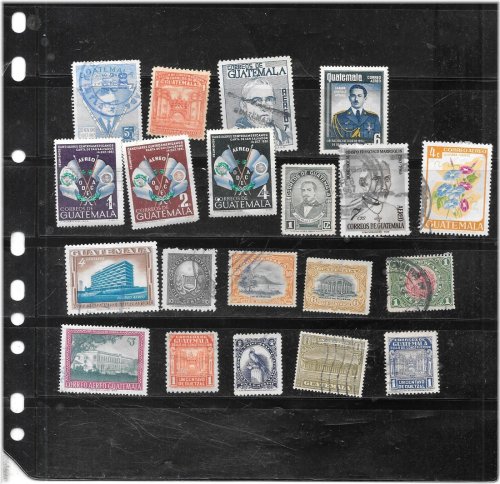 Guatemalan Stamp Variety Pack