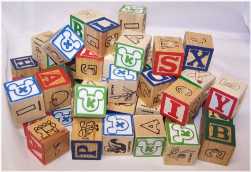 ABC Wooden Blocks for Avian Playtime