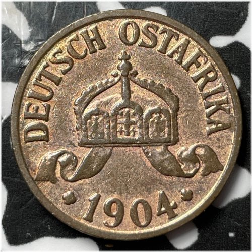 German East Africa 1904 1/2 Heller - Lot#D7407