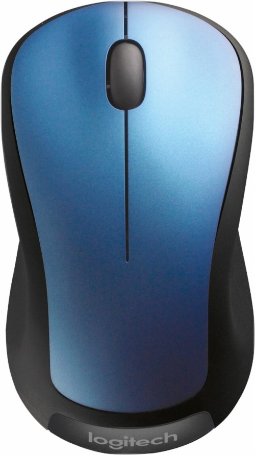 Peacock Blue Wireless Mouse by Logitech