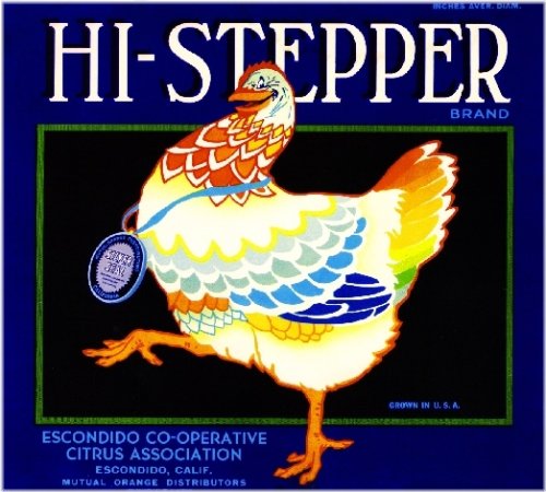 Citrus Groove Crate Label Art Print