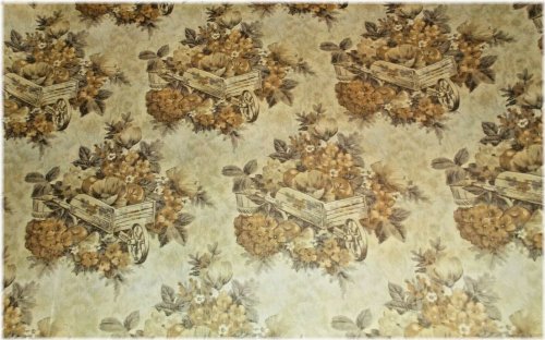 Autumn Harvest Antique Floral Cart Wrap