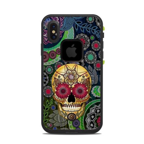 Paisley Sugar Skull Skin for LifeProof FRE iPhone X