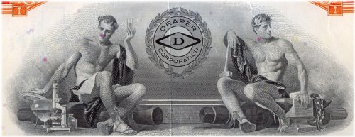 Maine Draper Corporation Color Stock Certificate Set